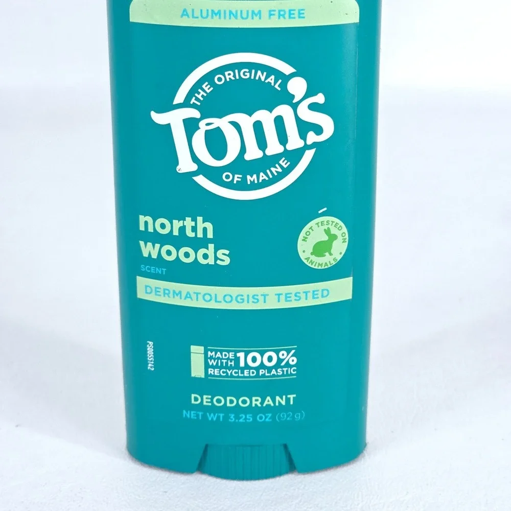 Natural Deodorant Pack of 3 Tom's of Maine‎ North Woods 3.25 oz Aluminum Free